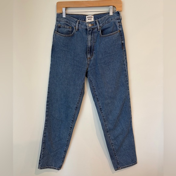 Sunday Best Blue Straight Leg Jeans - Picture 2 of 5